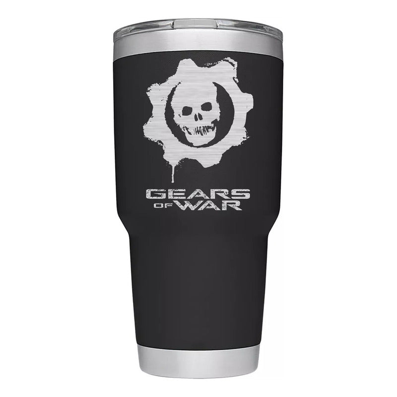 Gears Of War Tipo Vaso Termo Inoxidable Calor Y Frio Thermo