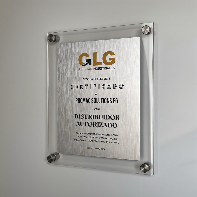 Porta Diploma Titulo Poster Cartel One Acrilico 76x106cm 2mm