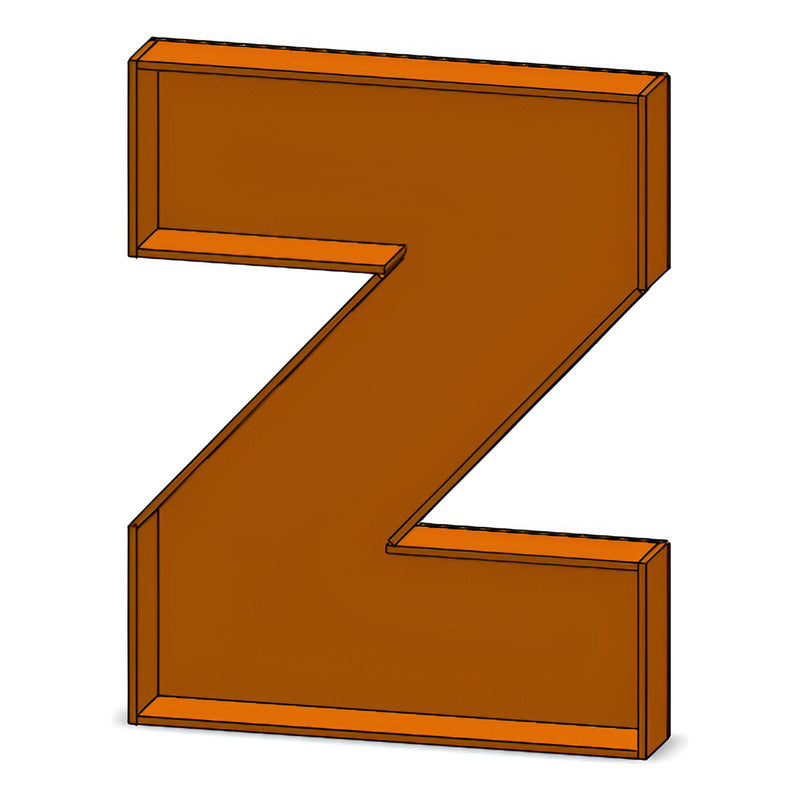 Caja De Letra 3d Abecedario Madera Mdf 3mm Centro Mesa 25cm