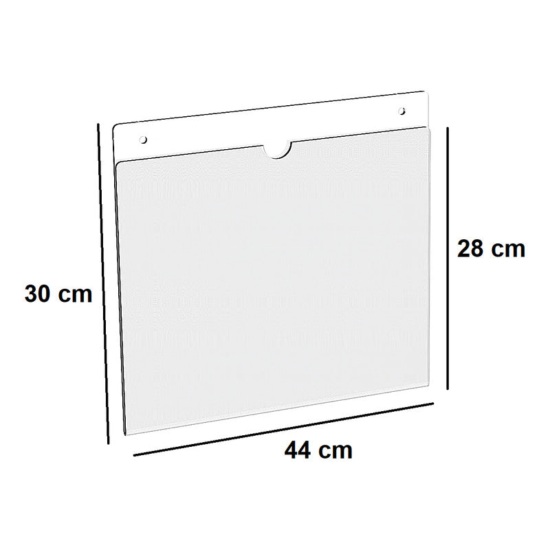 Porta Hojas Tamaño Doble Carta Acrílico 2mm