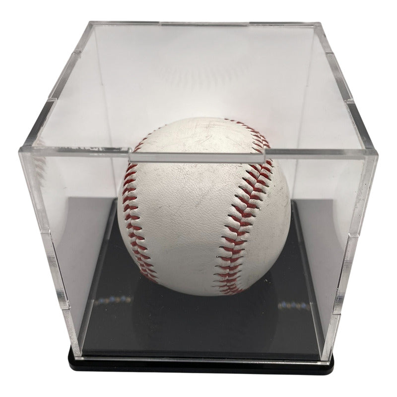 Base Transparente Exhibidor Porta Pelota Beisbol Baseball