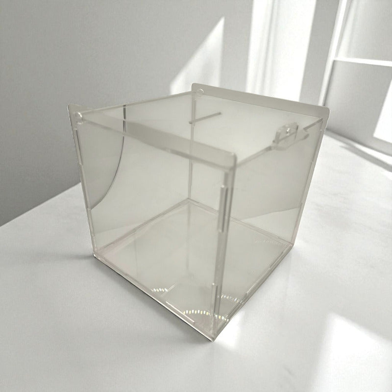 Caja Propina Grande Alcancia De Acrilico 3mm Ahorro