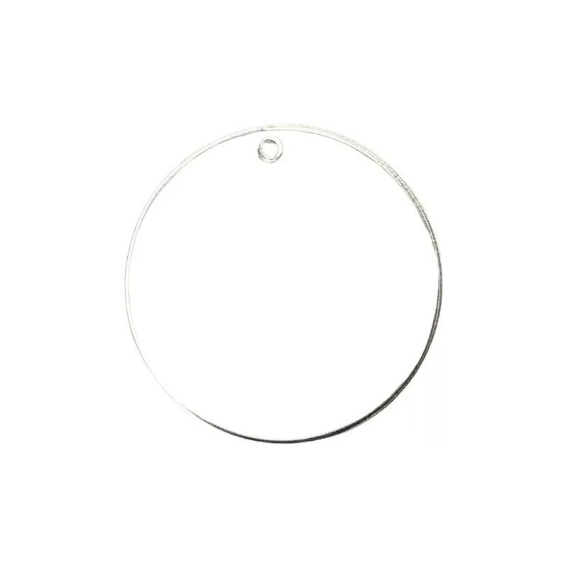 50 Circulos 5cm Acrilico 3mm Llavero Recuerdo Mayoreo