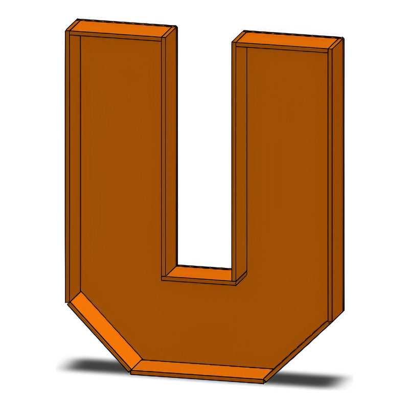 Caja De Letra 3d Abecedario Madera Mdf 3mm Centro Mesa 25cm