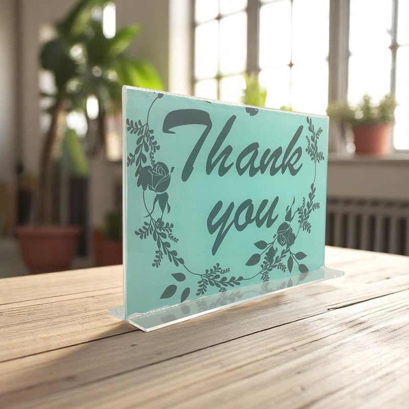 5 Porta Menu Acrilico Tamaño Carta 29x23cm 2mm Folletos