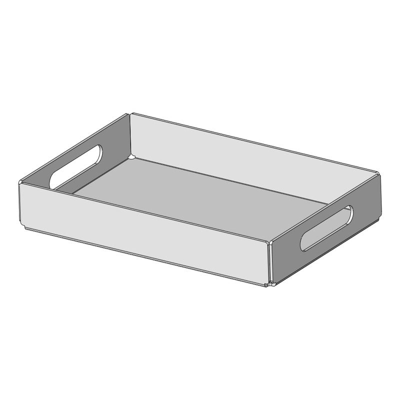 Charola O Mesa De Desayuno Cama Acrilico 3mm 30x40cm