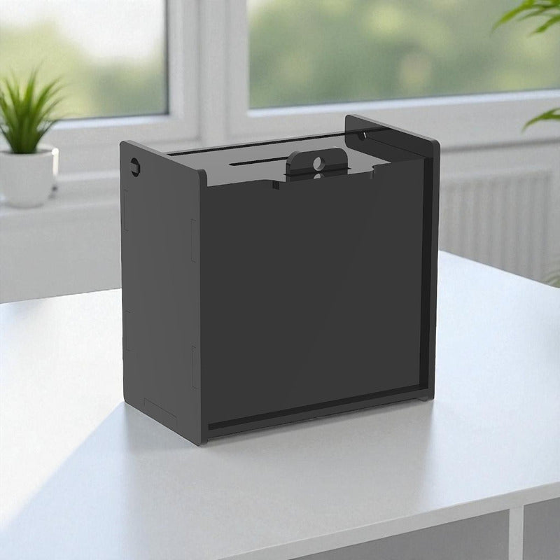 Alcancia Ahorro Propina Acrilico 3mm Caja 10x10x6cm