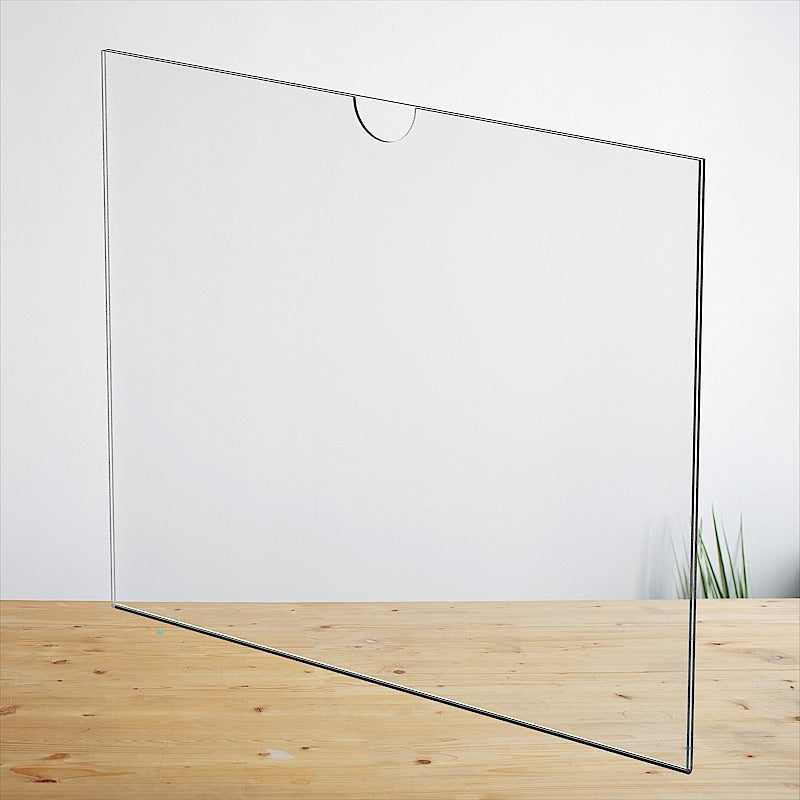 Protector Porta Hoja Carta Horizontal O Vertical Acrilico