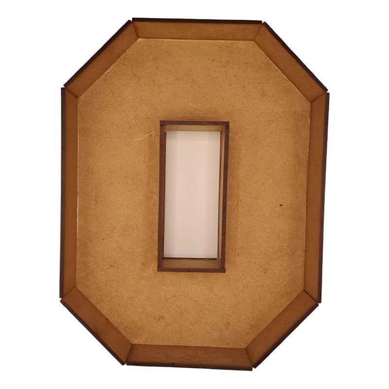 Caja De Letra 3d Abecedario Madera Mdf 3mm Centro Mesa 25cm