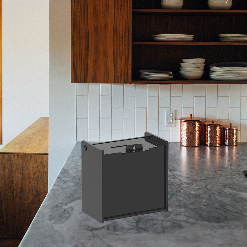 Alcancia Ahorro Propina Acrilico 3mm Caja 10x10x6cm