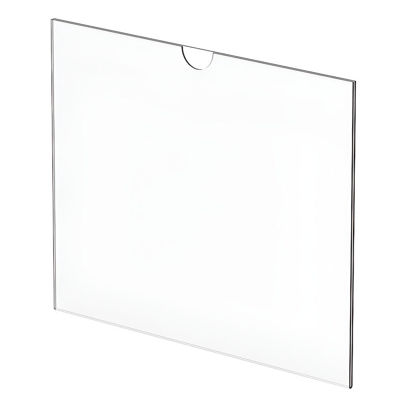 Clear acrylic protector porta hoja for letter-size documents horizontal or vertical display