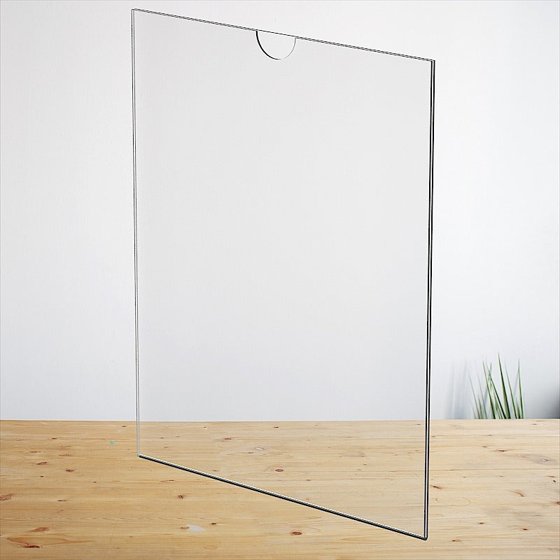 26 Protector Porta Hoja Carta Horizontal O Vertical Acrílico