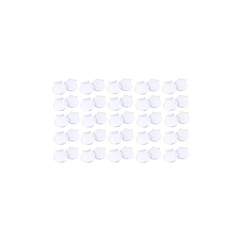 50 Medallas Acrilico Transparente 7cm 3mm Envio Gratis
