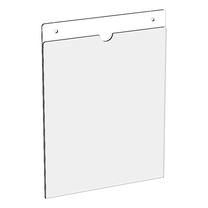 5 Porta Hoja Tamaño Media Carta Protector Pared Acrílico 2mm