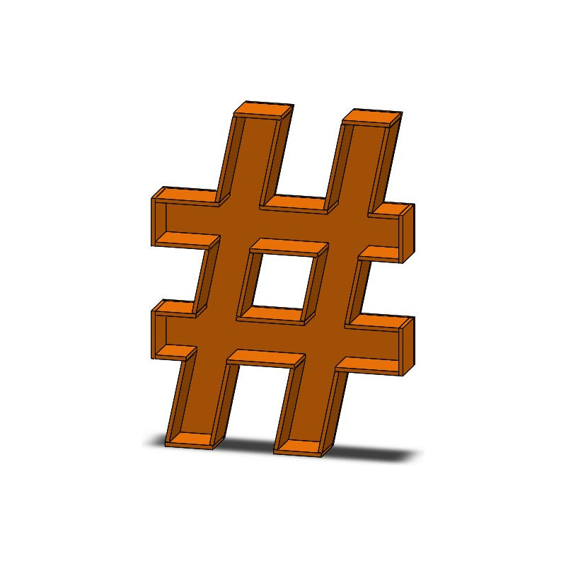 Caja De Letra 3d Abecedario Madera Mdf 3mm Centro Mesa 25cm