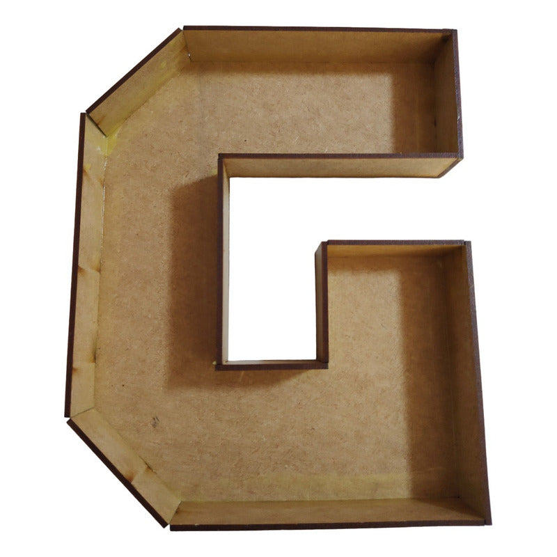 Caja De Letra 3d Abecedario Madera Mdf 3mm Centro Mesa 25cm
