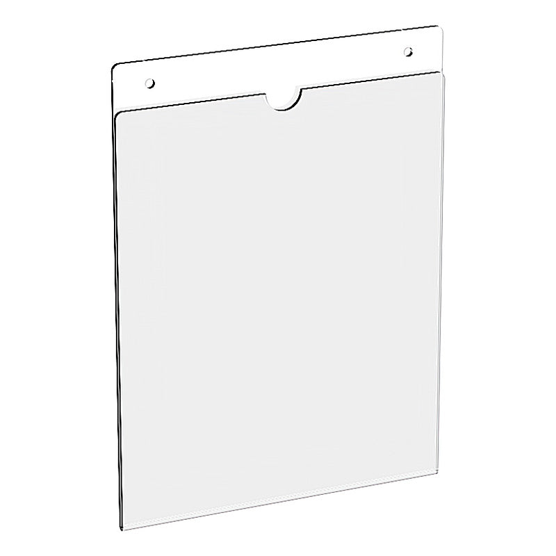 Porta Hojas Tamaño Carta Acrílico 2mm Protector Pared