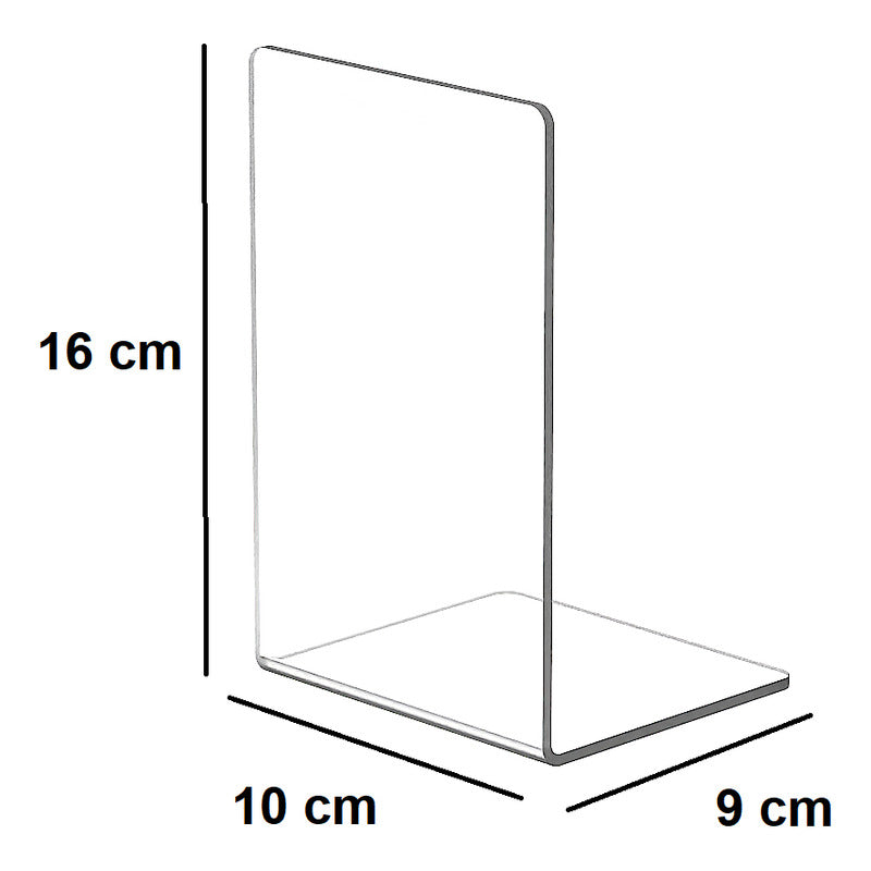 6 Sujetalibro Sujeta O Soporta Libros Soporte De Acrílico