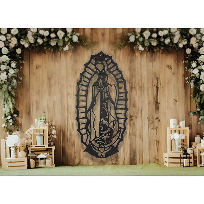 Cuadro Decorativo De La Virgen De Guadalupe Mdf, Corte Laser