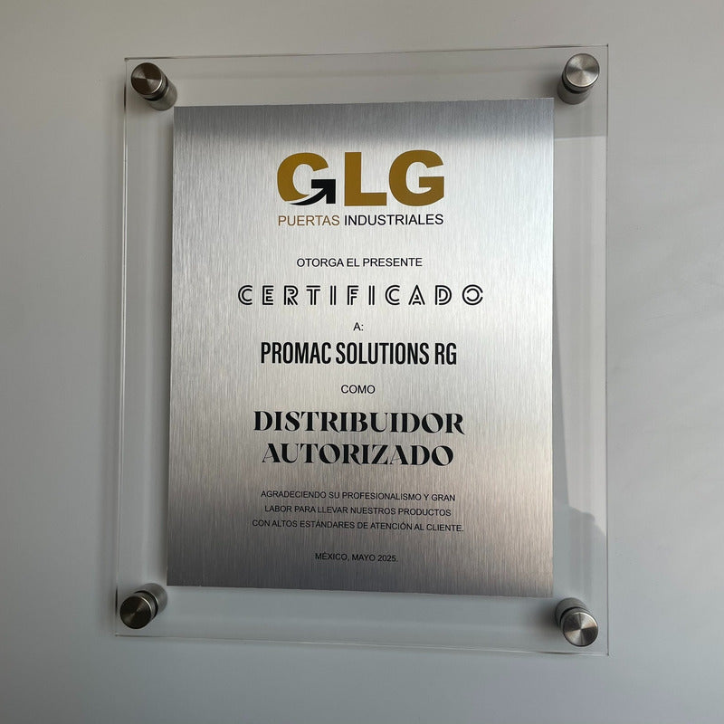 Pizarron Soporte Acrilico 3mm Exhibidor Chapetones 40x50cm