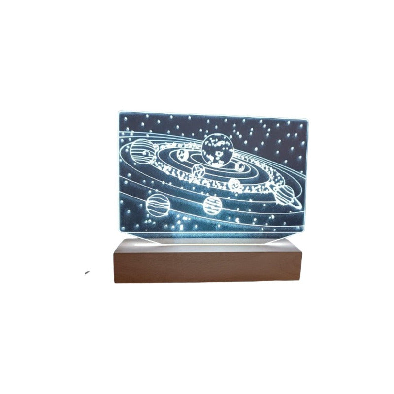 Lámpara Led Personalizada Con Nombre E Imagen