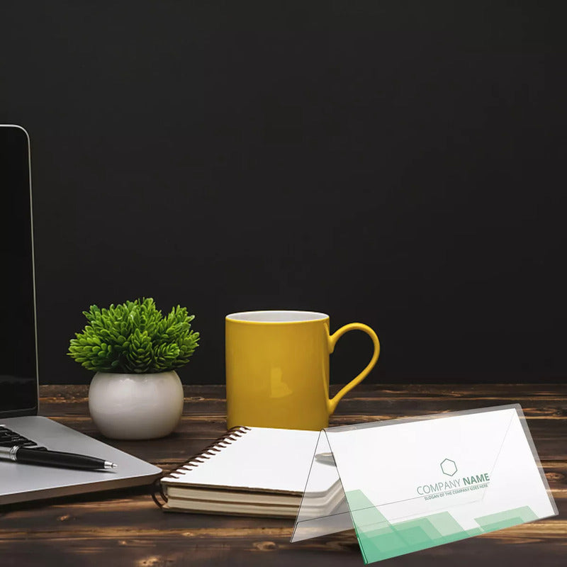 5 Soporte Precio Letrero Doble Cara Conferencias Acrilico