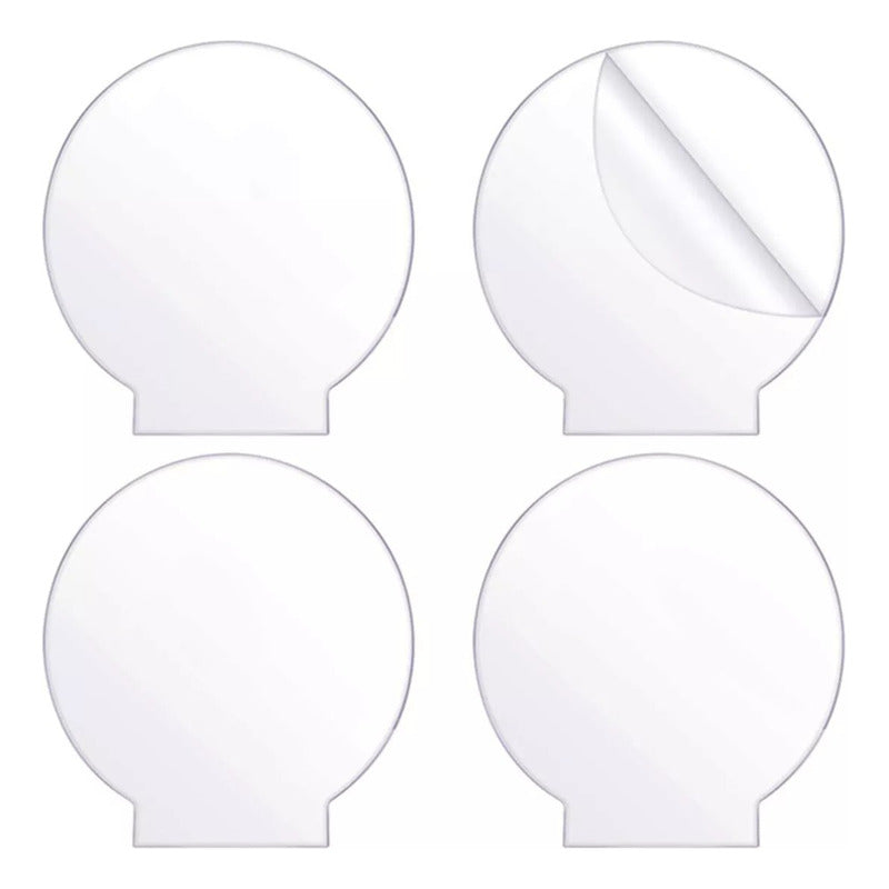 Panel Acrilico Plexiglas Fundido Para Base Led 2mm 6pzas Co2