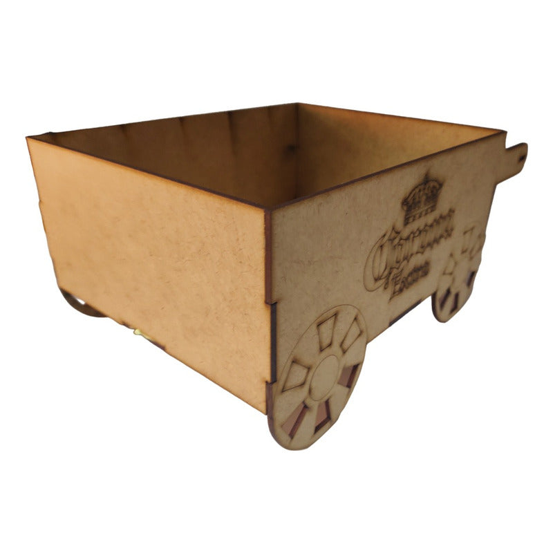 Carrito Caja Centro Mesa Botanero Fiesta Mdf 3mm Economico