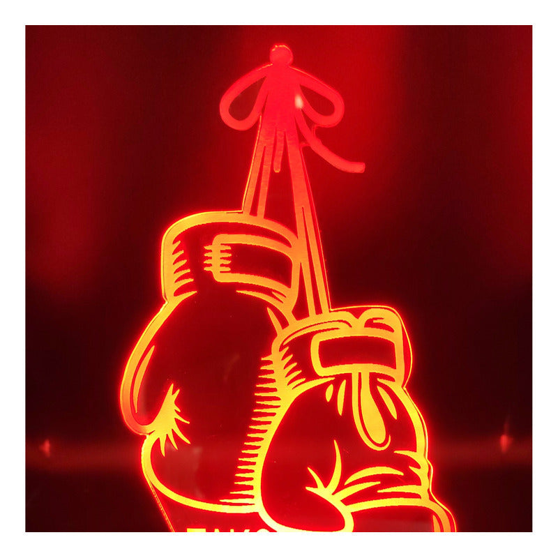 Lámpara Led Personalizada Con Nombre E Imagen