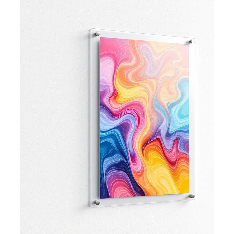 Porta Diploma O Titulo Poster En Acrilico 26x32cm Cartel One