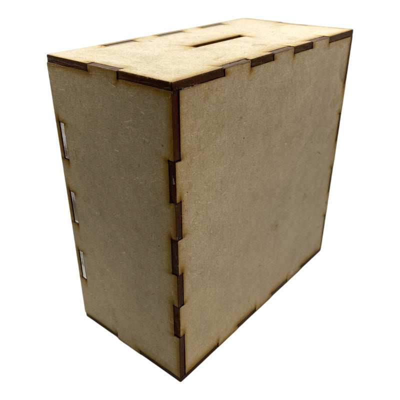 Alcancia Mdf Y Acrilico 15x15cm Económica