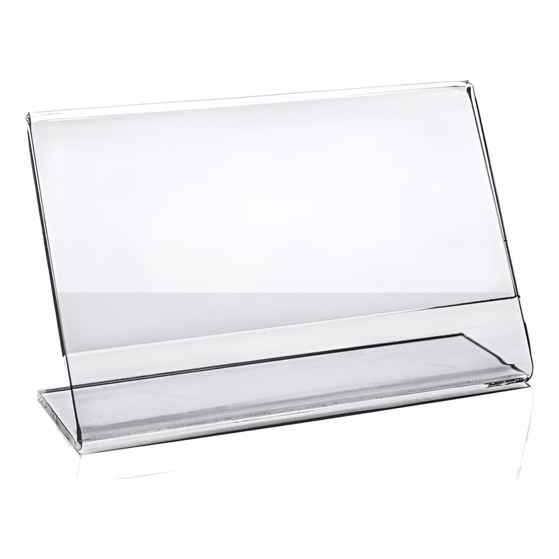 10 Porta Letrero Precio Etiqueta Preciador Acrilico 7.5x5cm