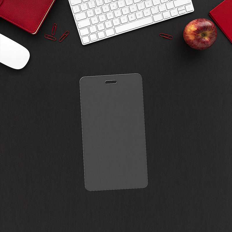 30 Tags Rectangular Acrilico Transparente 2mm 11x6cm Maleta