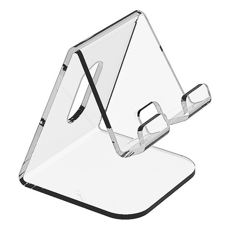 Base Soporte Escritorio Acrílico 3mm Para iPhone O Android