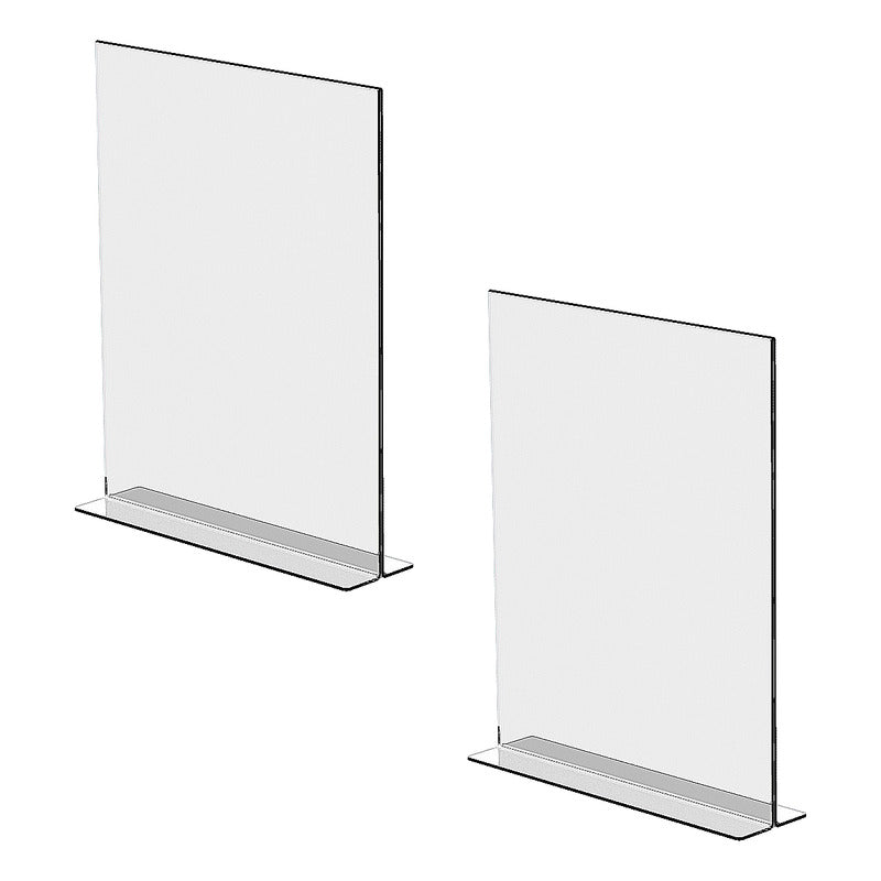 5 Porta Menu Acrílico Tamaño Carta 23x29cm 2mm Folletos