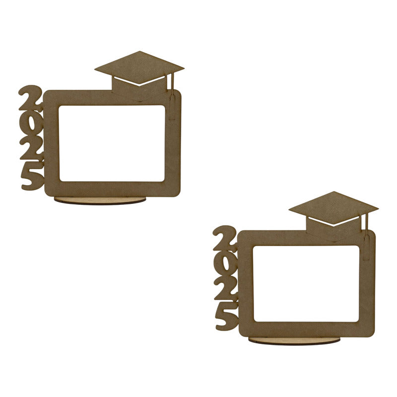 10 Portaretrato Marco Foto Graduacion Mdf 3mm Birrete