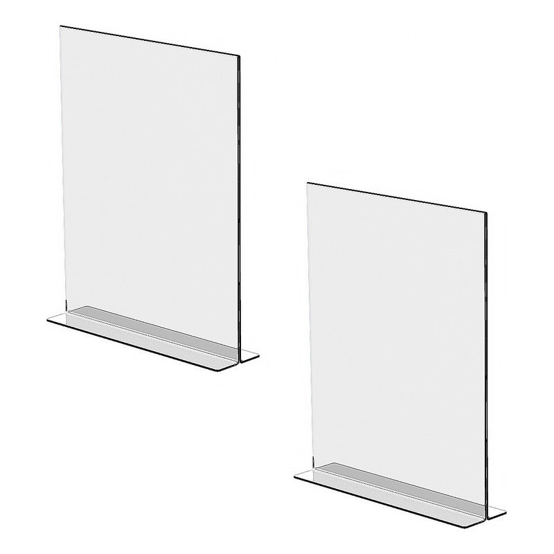 Porta Menu Letrero Folleto Acrilico Tamaño Carta 23x29cm 2mm