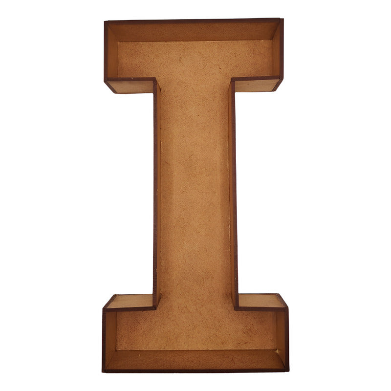 Caja De Letra 3d Abecedario Madera Mdf 3mm Centro Mesa 25cm