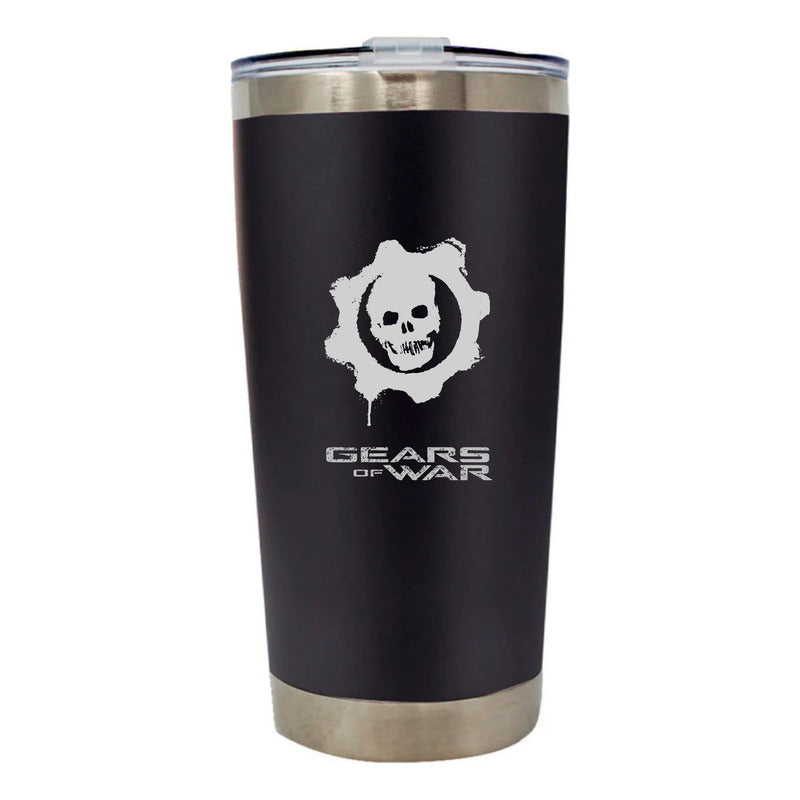 Gears Of War Tipo Vaso Termo Inoxidable Calor Y Frio Thermo