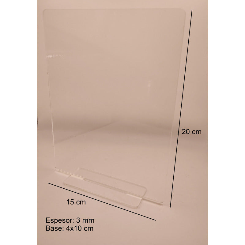 Cuadro De Acrílico 20x15cm Con Bases Letrero O Spotify 6 Pzs