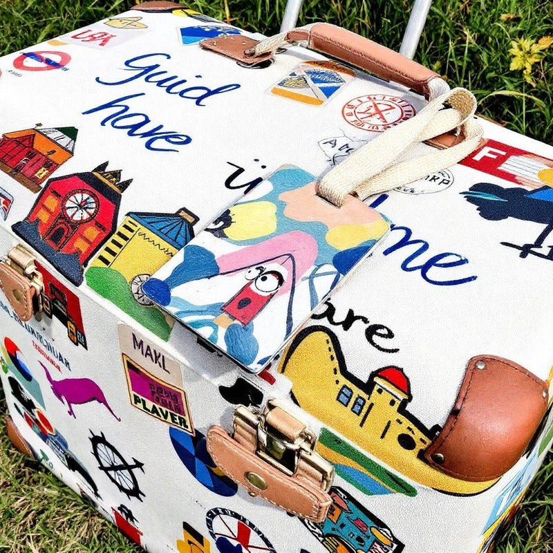 30 Tags Rectangular Acrilico Transparente 3mm 11x6cm Maletas