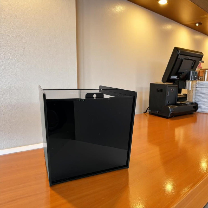 Caja Propina Grande Alcancia De Acrilico 3mm Ahorro