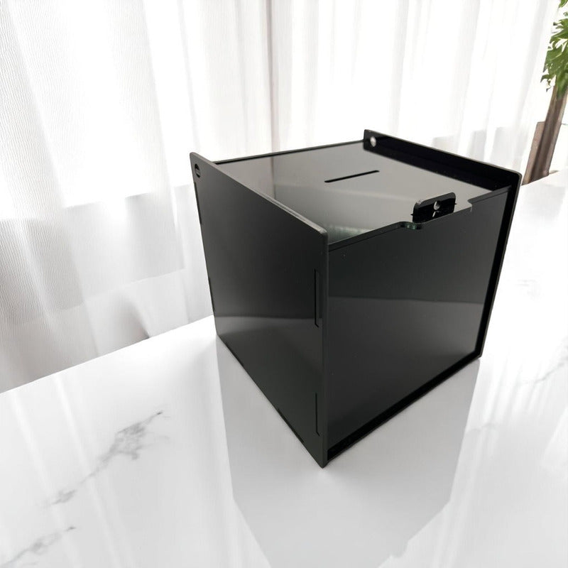 Caja Propina Grande Alcancia De Acrilico 3mm Ahorro