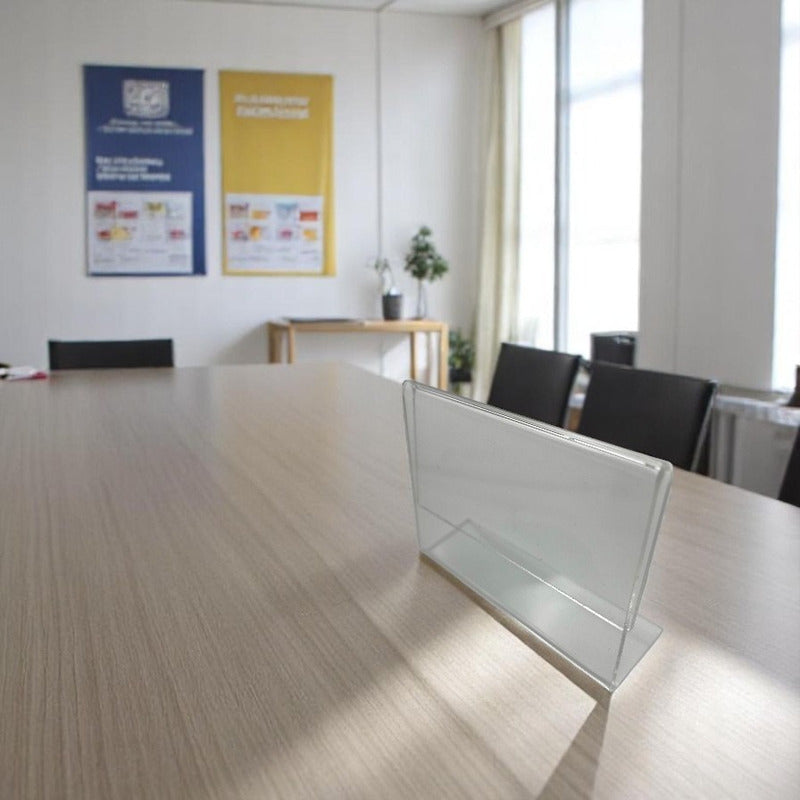 10 Porta Letrero Precio Etiqueta Preciador Acrilico 7.5x5cm