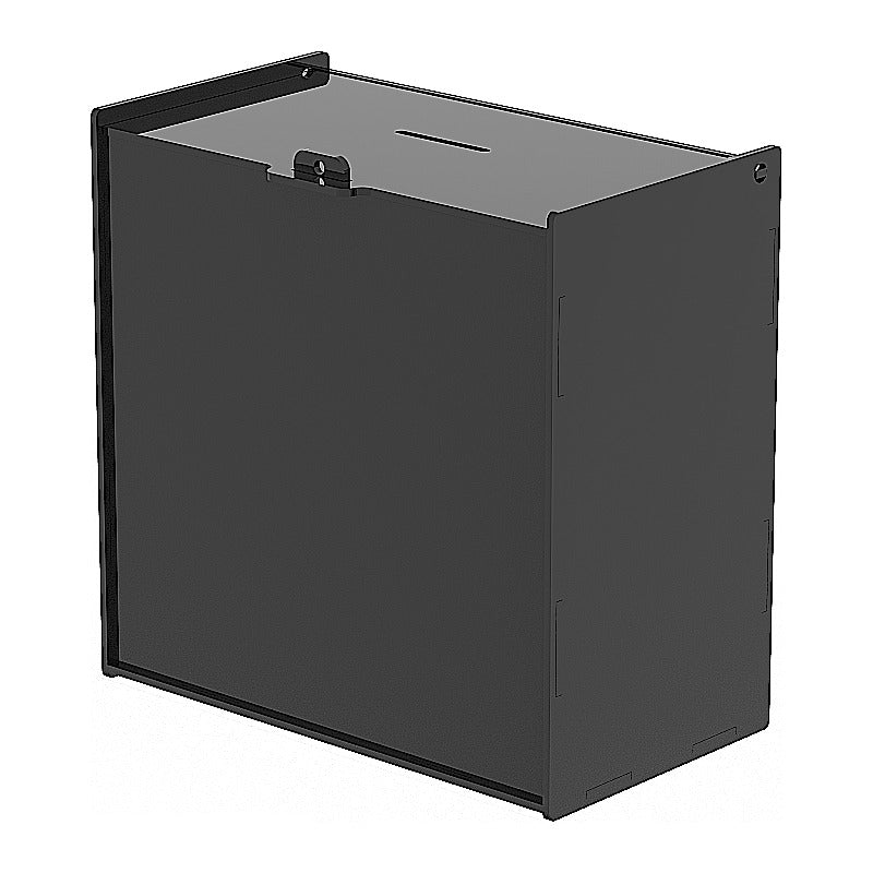 Alcancia Ahorro Propina Acrilico 3mm Caja 22x22x12cm