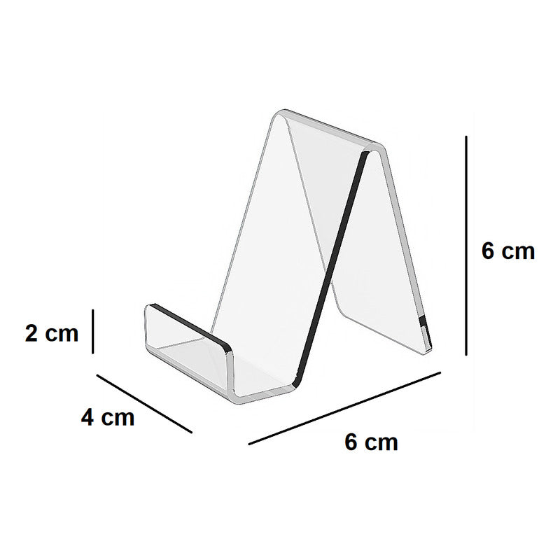 15 Exhibidor Base Soporte Porta Celular Acrilico Mayoreo