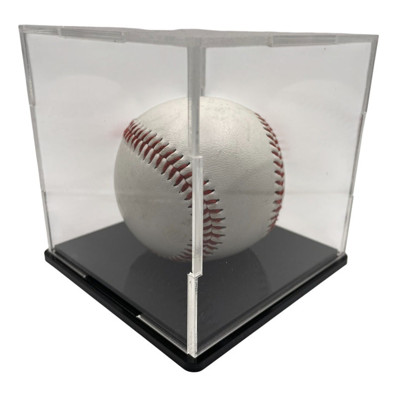 Base Transparente Exhibidor Porta Pelota Beisbol Baseball