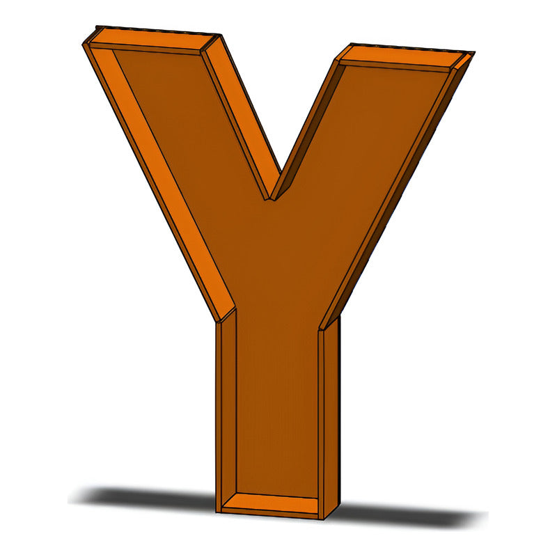 Caja De Letra 3d Abecedario Madera Mdf 3mm Centro Mesa 25cm