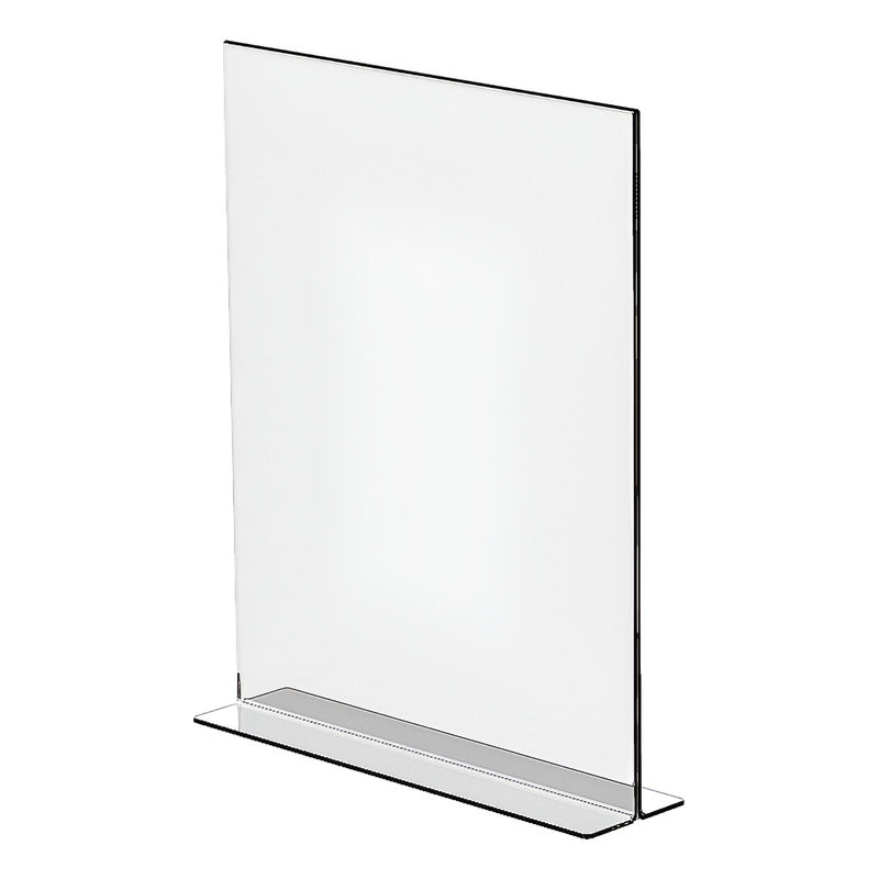 Porta Menu Letrero Acrilico Tamaño Media Carta 15x22cm 2mm