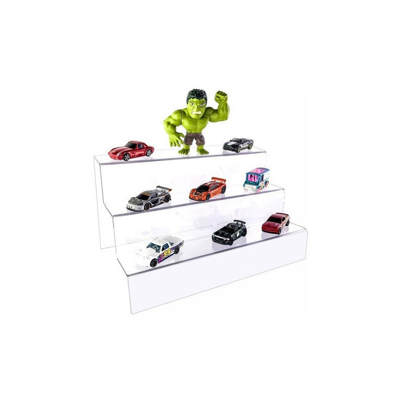 Escalera De Exhibición Transparente Para Productos Diversos